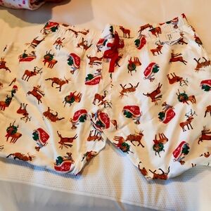 New With Tags Old Navy Holiday Reindeer Pajama Pants, Size 2x